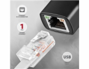 AXAGON ADE-ARC, USB-C 3.2 Gen 1 - Gigabit Ethernet síťová karta, Realtek 8153, auto instal