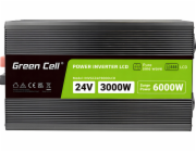 LCD převodník 24V 3000W/6000W Čistý sinus s displejem