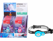 Čelovka Strend Pro Headlight, LED, 15 lm, mini, ružová/modrá, Sellbox 8 ks
