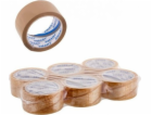 BSTech Solventní lepicí páska šedá 48 mm x 60 m 6 kusů