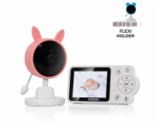 EVOLVEO Baby Monitor N3, LCD displej, IR přísvit, růžová