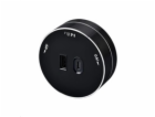 Viking zásuvkový modul A60, 1x USB-A, 1x USB-C, PD, černá