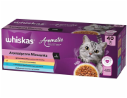 WHISKAS Aromatické sáčky mix příchutí 40x85g