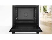 Bosch Serie 4 HBA534ES3 trouba 71 l 3400 W Černá, Nerezová ocel