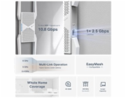 WiFi extender TP-Link RE655BE WiFi 7 AP/Extender/Repeater, BE11000, 1x GLAN, fixní anténa, EasyMesh