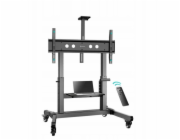ONKRON TS1991E-B Stojak Mobilny Motoryzowany do TV lub Paneli Interaktywnych 50"-100", max 130 kg, czarny