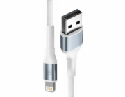 3mk kabel Hyper Cable N-SERIES A to Lightning 2m 5V/2.4A 12W White