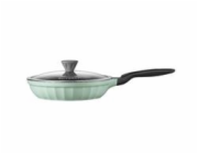 BUYDEEM CP151 hliníková pánev s nepřilnavým povrchem, průměr 26 cm, barva zelená