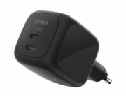 Belkin Charger Dual USB-C 67W  PD + PPS , black      WCH020kqBK