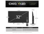 CHiQ L32QST TV 32", QLED, Full HD, Google TV, Frameless, Dolby Audio, dbx-tv, HDR 10