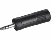 SSQ HA2 - adaptér, 6,3 mm stereo jack konektor - 3,5 mm stereo jack konektor