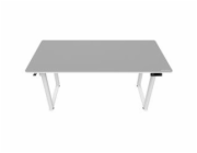 COUGAR stůl E-GRAV 160 WHITE elictric 1600 x 750 x 15 mm, 730~1180mm Silent Dual Motor Drive