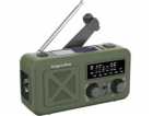 Kruger&Matz Solární rádio Radio, přenosné nouzové rádio S...