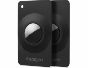 Spigen AIRFIT 2 2 kusy Apple AirTag 1/2 černé (8800337243307-ACS11199)