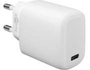 Goobay Rychlonabíječka USB-C, PD, GaN, 20 Wattů (bílá, 1x USB-C, Power Delivery 3.0)
