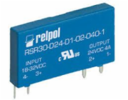 Relpol Polovodičové relé 1P 24VDC/1A Ustre 18-32V DC RSR30-D24-D1-04-025-1 (2611993)