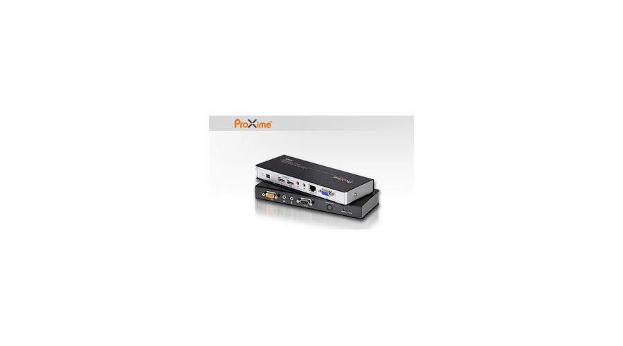 ATEN USB VGA KVM Extender with Audio RS-232 and Deskew (300m)