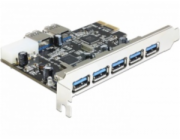 PCI Express Karte >5x ext +2x int.USB3.0, Controller