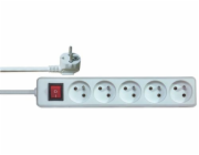 Prodlužovací přívod s vypínačem 5z. 7m, 3 x 1mm2, bílý