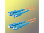 Optický patchkabel duplex SC-SC, 50/125 um MM, 3 m, OM2