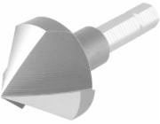 Záhlubník kuželový 90°, O 25mm, 3břitá hlava, 1/4" šestihran. uchycení, HSS EXTOL-PREMIUM