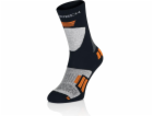 Brubeck dětské ponožky Ski Force, šedé a oranžové, veliko...