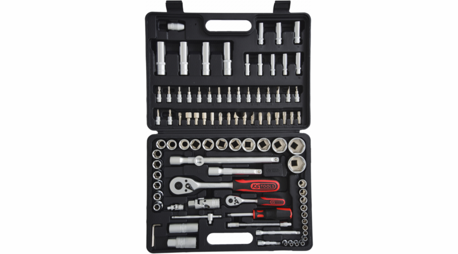KS Tools 1/4 +1/2 Socket Wrench -Set 94-pieces 911.0694