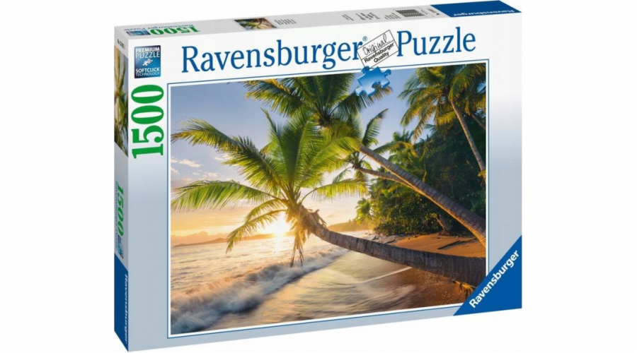 Puzzle Ravensburger 1 500 dílků Tajná pláž