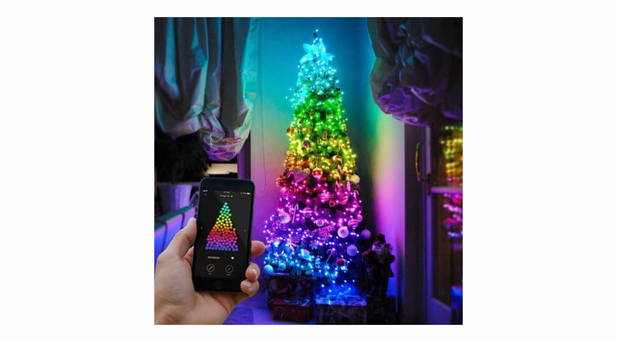 Chytré vánoční osvětlení Struny 250 LED RGB+W Struna