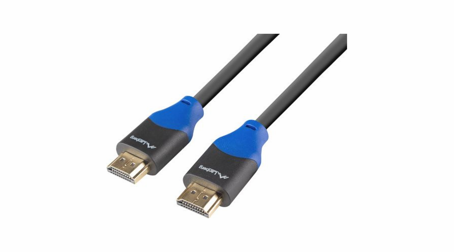 Kabel Lanberg HDMI M/M v2.0 1,8 m 4K Plná měď černá skříňka