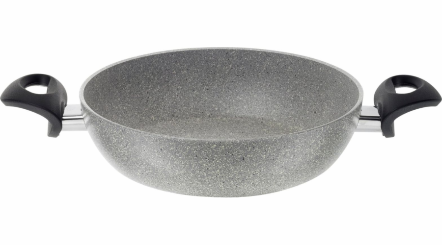 BALLARINI Ferrara deep frying pan with 2 handles granite 24 cm FERG3K0.24D