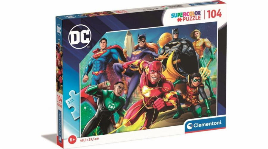 Puzzle 104 dílků Super Color DC Comics