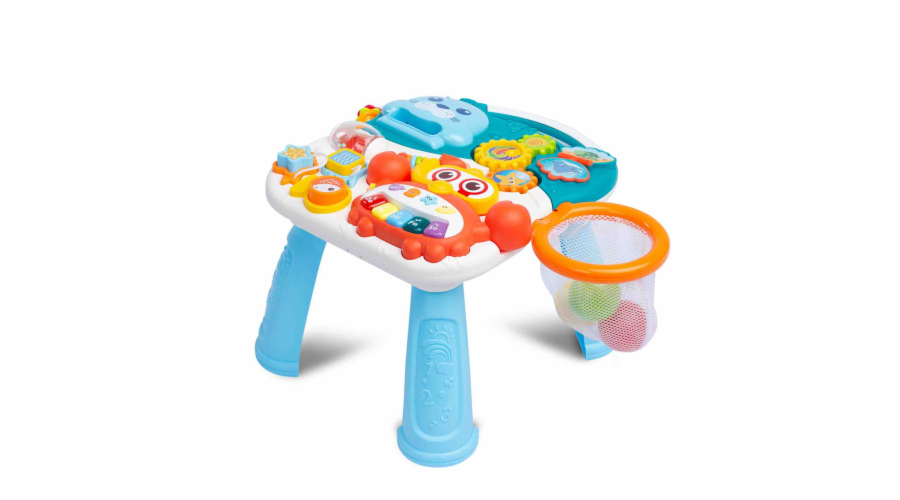 Dětské hrající edukační chodítko 2v1 Toyz Spark turquoise