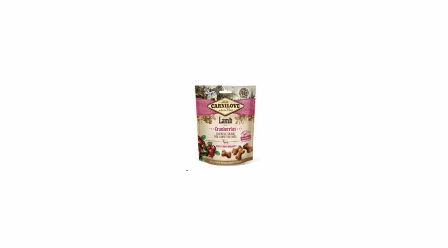 Carnilove Dog Crunchy Snack Lamb with Cranberries with fresh meat 200g pamlsky pro psy