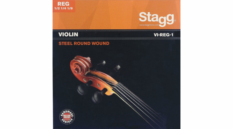 Stagg VI-REG-1, sada strun pro 1/8, 1/4 a 1/2 housle