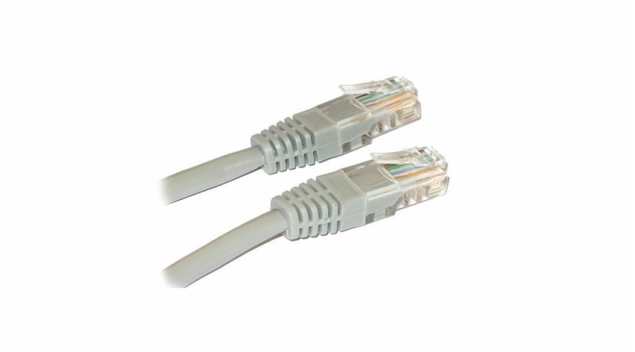 XtendLan Patch kabel Cat 6 UTP 30m - šedý
