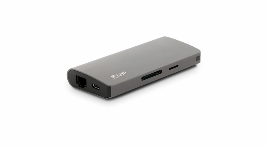 LMP USB-C Travel Dock 9 port - Space Gray Aluminii