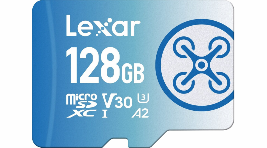 Lexar microSDXC Class 10 128 GB LMSFLYX128G-BNNNG Lexar paměťová karta 128GB FLY High-Performance 1066x microSDXC™ UHS-I, (čtení/zápis:160/90MB/s) C10 A2 V30 U3
