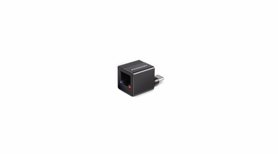 Axagon ADE-MINIC AXAGON ADE-MINIC USB-C 3.2 Gen 1 - Gigabit Ethernet MINI síťová karta, Realtek 8153, auto instal, černá