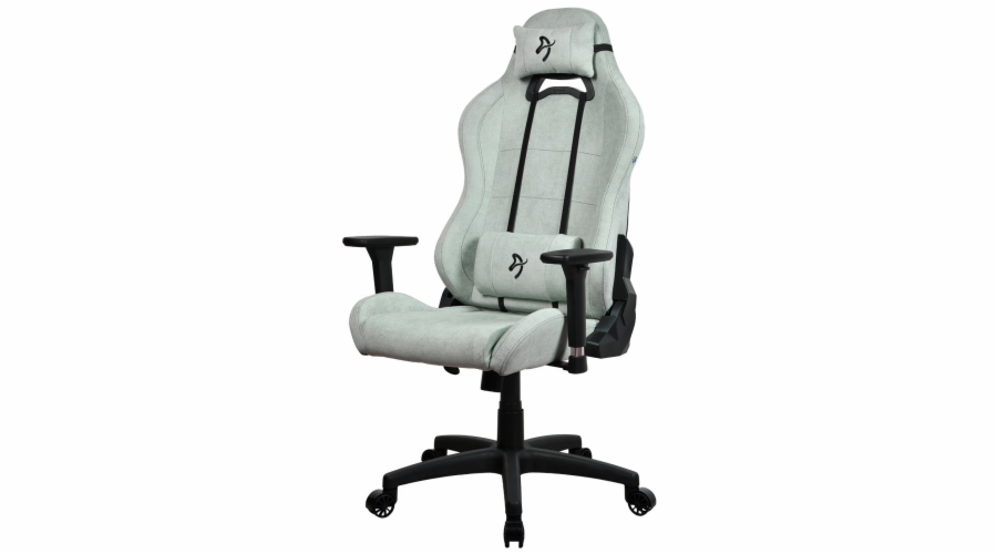 AROZZI herní židle TORRETTA Soft Fabric v2/ látkový povrch/ perlově zelená