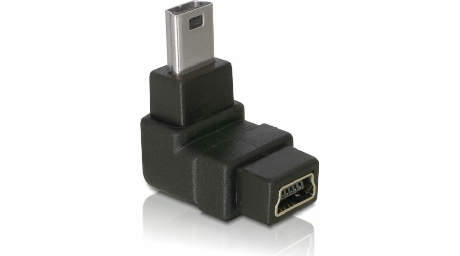Adapter USB Delock miniUSB - miniUSB Czarny (65097)