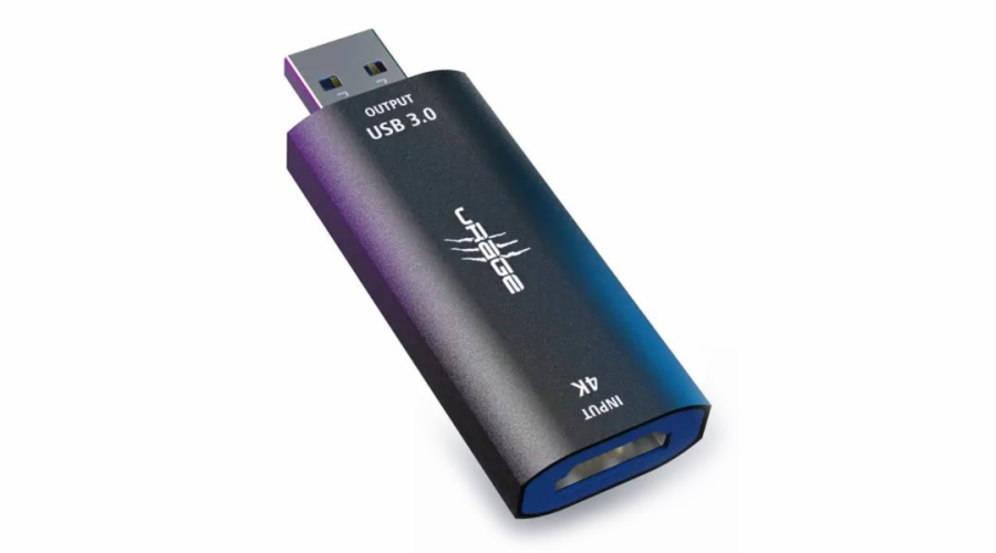 HAMA uRage Stream Link 4K, USB video karta s HDMI vstupem, černý