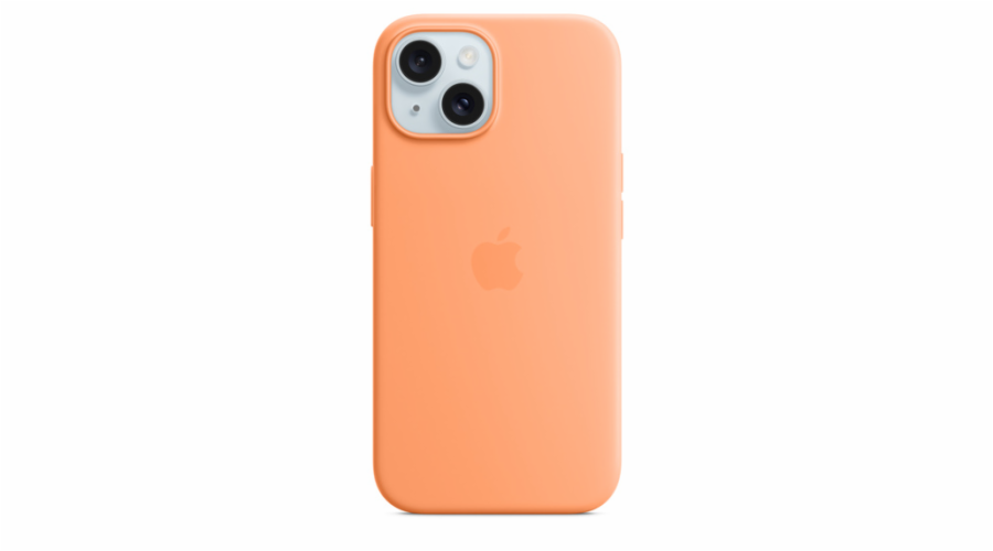 Apple Silikonové s MagSafe iPhone 15 Plus, sorbetově oranžová MT173ZM/A iPhone 15+ Silicone Case with MS - Orange Sorbet