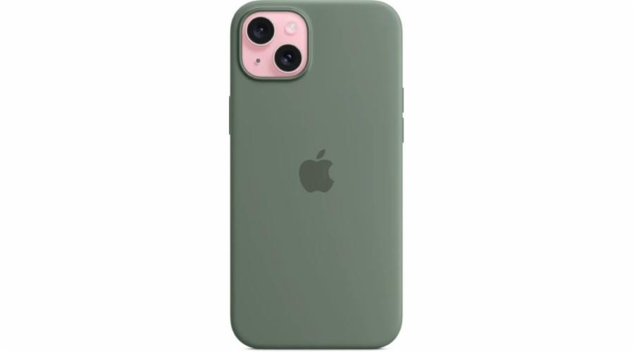 Apple Silikonové s MagSafe iPhone 15 Plus, cypřišově zelené MT183ZM/A iPhone 15+ Silicone Case with MS - Cypress