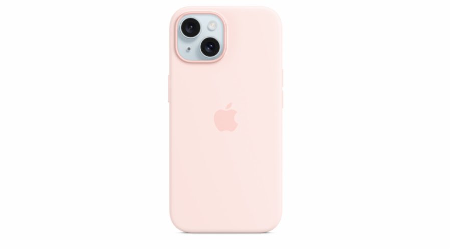 Apple Silikonové s MagSafe iPhone 15 Plus, světle růžové MT143ZM/A iPhone 15+ Silicone Case with MS - Light Pink