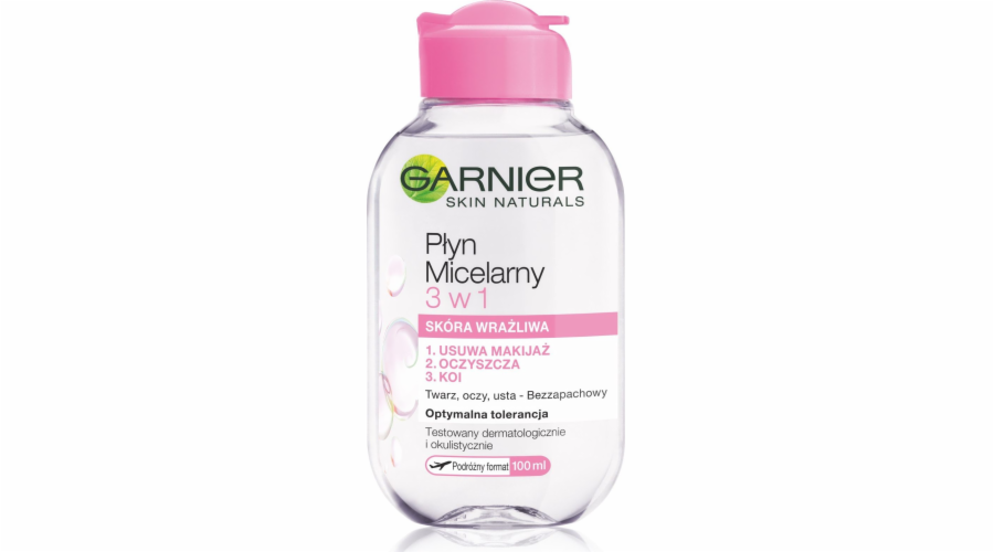Garnier Skin Naturals 3v1 micelární fluid - citlivá pleť 100ml