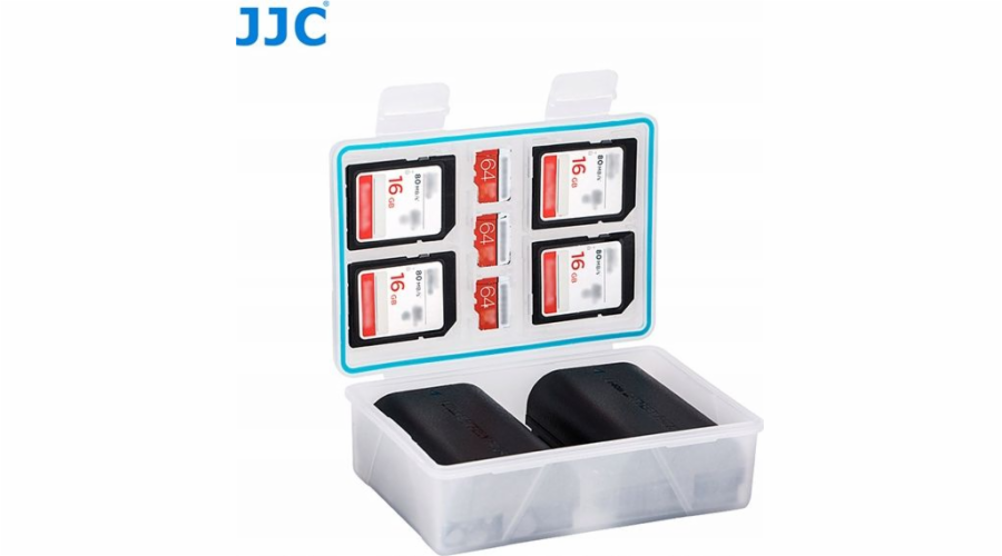 JJC Cover Box Pouzdro Baterie / Dobíjecí baterie + Paměťové karty SD / MicroSD - XL