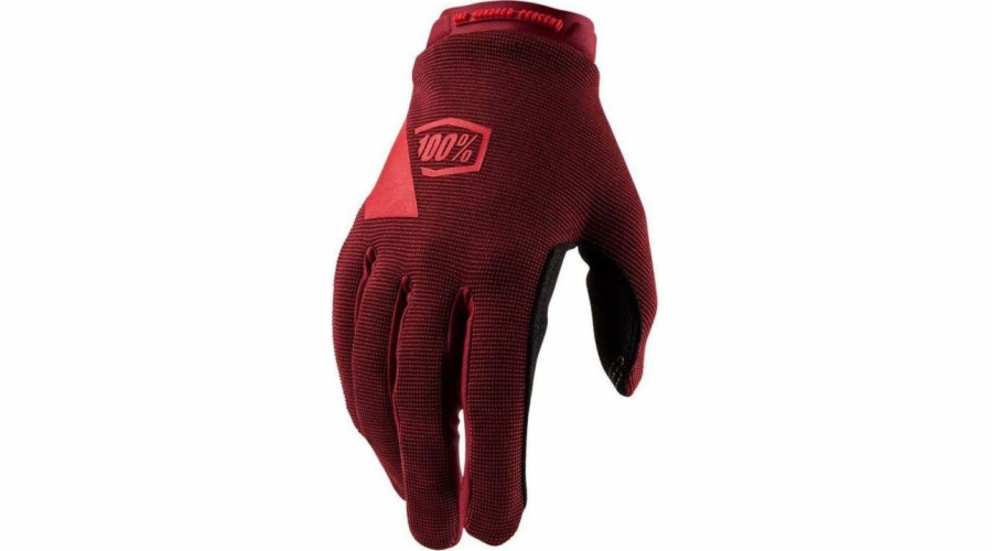 100% rukavice 100% RIDECAMP Dámské rukavice velikost kostek. L (délka ruky 181-187 mm) (NOVINKA)