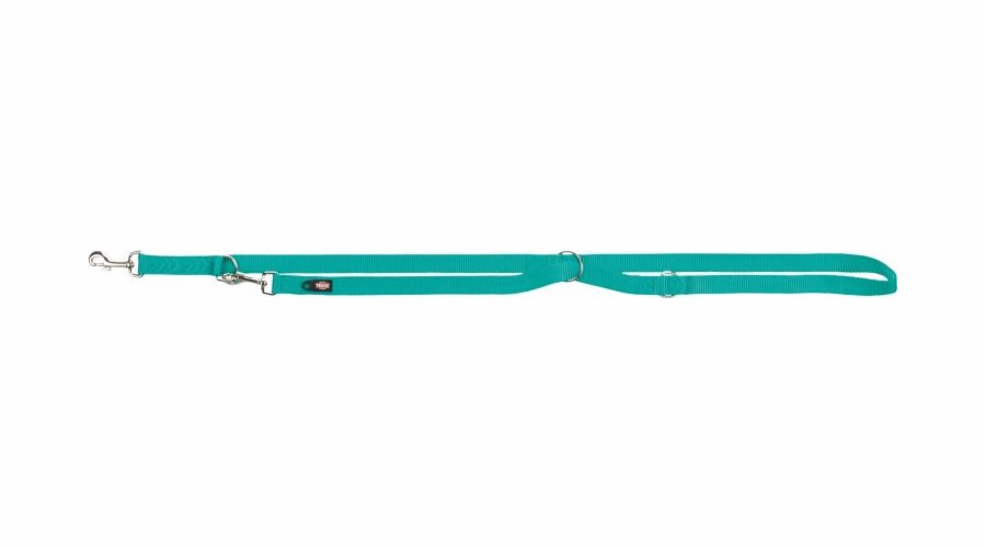 Nastavitelné vodítko Trixie Premium, M–L: 2,00 m/20 mm, mořská modrá