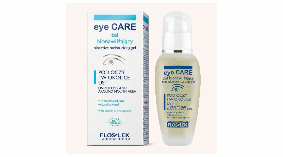 FLOSLEK Oční péče Bio-hydratační gel s mikrokapslemi vyhlazující vrásky 30 ml